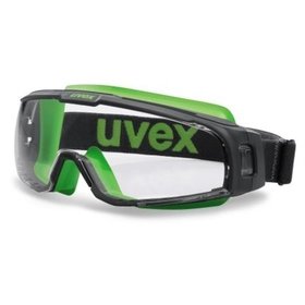 uvex - Schutzbrille u-sonic farblos supravision excellence grau/lime