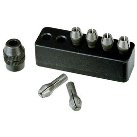 PROXXON - MICROMOT-Stahlspannzangen, 6 Stück von 1 bis 3,2mm, mit Halter