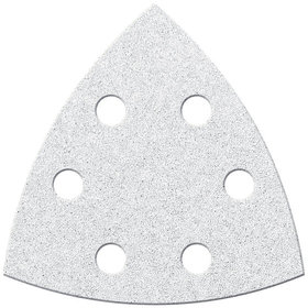 FORTIS - Klettschleifblatt Dreieck 94mm K240, weiß, 6 Loch