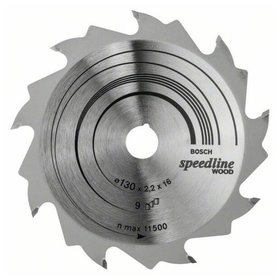 Bosch - Kreissägeblatt Speedline Wood ø130 x 16 x 2,2mm, 9 Zähne