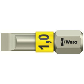 Wera® - Bit für Schlitz-Schrauben 3800/1 TS, Edelstahl, 5,5 x 1,0 x 25mm