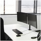 Emuca - Kipp- und drehbare 360​° -Monitorständer für Tisch, Doppelt, Schwarz, Stahl, 1 St.