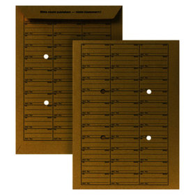 Posthorn - Hauspost-Taschen, C4, 110g/m², natronbraun, Pck=250St, Tabellenaufdruck auf Vord