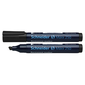 Schneider - Permanentmarker Maxx 250 125001 2-7mm Keilspitze schwarz