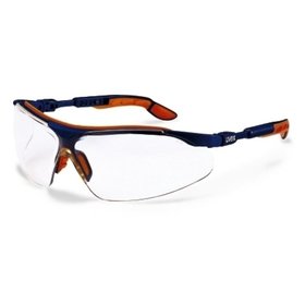 uvex - Schutzbrille i-vo farblos 2-1,2 supravision sapphire blau/orange