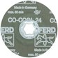 PFERD - COMBICLICK Keramikkorn Fiberscheibe Ø 115 mm CO-COOL24 für Edelstahl