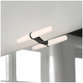 Emuca - Gemini LED-Spiegelstrahler für das Badezimmer (AC 230V 50Hz), 6 W, Schwarz, Kunststoff und Aluminium