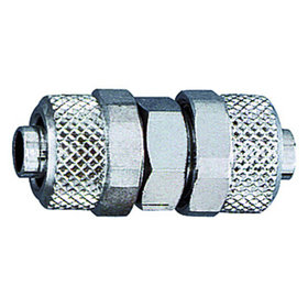 RIEGLER® - Gerade Verbinder, für Schlauch 5/3mm, SW 8, Messing vernickelt