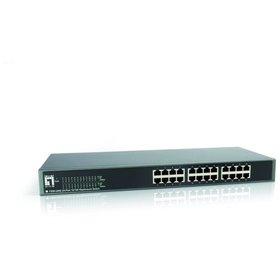 LevelOne - Switch 482,6mm(19) FEth Fast Ethernet 24x10/100Mbps/RJ45
