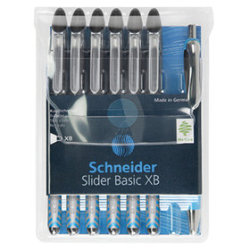 Schneider - Kugelschreiber Slider XB 50-151276 schwarz 6er-Pack