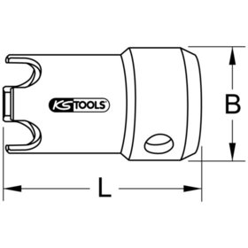 KSTOOLS® - Badewannenadapter für Ventilfix, 53mm