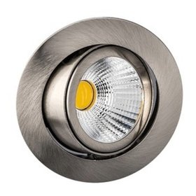 Rutec - LED-Einbaustrahler 8W TALU 3000K A+ 1LED 800lm IP20 eisen gebürstet 35°