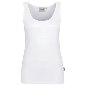 HAKRO - Damen Tank-Top Classic 159, weiß, Größe M