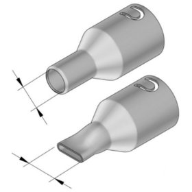 JBC - Heißluftdüse JT gebogen, JN2020/ø8,0mm, gerade