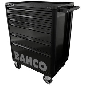 BAHCO® - Werkstattwagen mit 6 Schubladen E72, schwarz, 693 mm × 510 mm × 955 mm