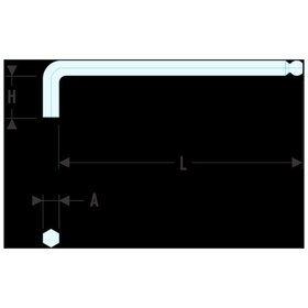 Facom - Stiftschlüssel lang Kugelkopf 3mm 83SH.3