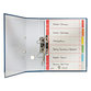 LEITZ® - Register 43500085 blanko DIN A4 6-farbig bedruckt Karton grau