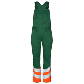 Engel - Safety Latzhose 3546-314, Grün/Warnorange, Größe 31