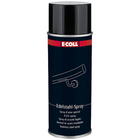 E-COLL - Edelstahl-Spray anthrazit silikonfrei, Temperatur bis 300°C, 400ml Dose