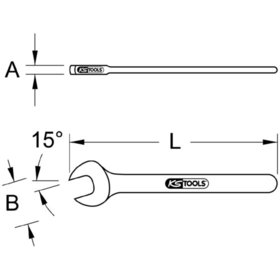 KSTOOLS® - Ratschen-Maulschlüssel mit Schutzisolierung, 11mm