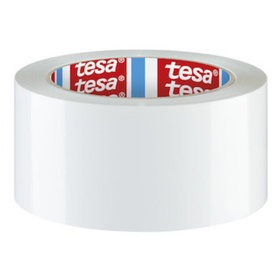 tesa® - Packband pack, 66m x 50mm, weiß, 4124-08-66-50, PVC