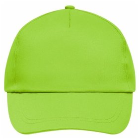 James & Nicholson - 5 Panel Promo Cap MB001, lime-grün, Einheitsgröße