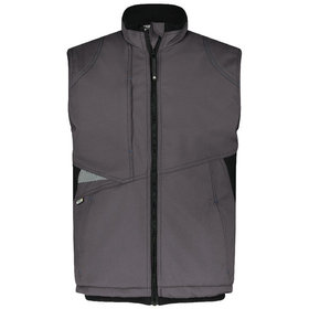 Dassy® - Fusion Softshell-Weste, anthrazit/schwarz, Größe S