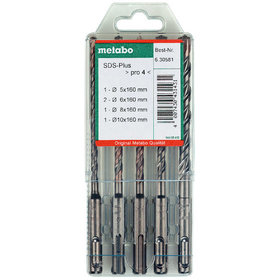 metabo® - SDS-plus Pro 4-Bohrersatz 5-teilig (630581000)