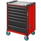 HAZET - Werkstattwagen Assistent 179NX-7-RAL3020, Schubladen, flach: 5 x 81 x 522 x 398mm, Schubladen, hoch: 2 x 166 x 522 x 398mm