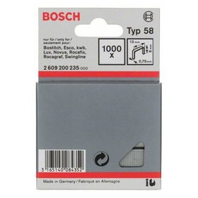 Bosch - Feindrahtklammer Typ 58 13x0,75x8mm 1.000er-Pack (2609200235)