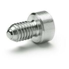 Ganter Norm® - 815.1-M4-NI Federnde Edelstahl-Druckstücke mit Kugel, mit Bund, mit Innensechskant