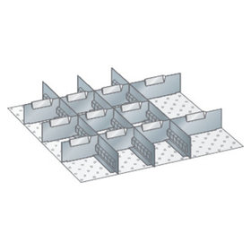 LISTA - Trennwände FH 100 27x27E, 14-teilig