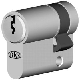 BKS - Halbzylinder 8891, BL 10/31mm, ms matt vern.