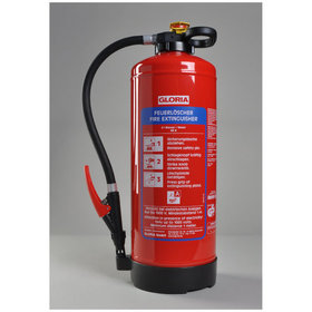 GLORIA® - Hochleistungs-Wasser-Aufladefeuerlöscher WH9PRO,  mit Schlagknopfauslösung und Löschpistole