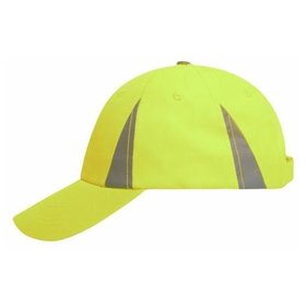 James & Nicholson - Safety-Cap MB6225, neon-gelb, Einheitsgröße