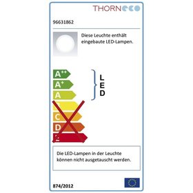 Thorn - LED-Anbauleuchte 15W 3000-4000K 1450lm ws mt Konv IP44 Ø350mm Kst_opal