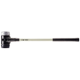 HALDER - SIMPLEX-Vorschlaghammer, Gummikomposition / Weichmetall, mit verstärktem Tempergussgehäuse und Fiberglasstiel | D=80 mm | 3729.081