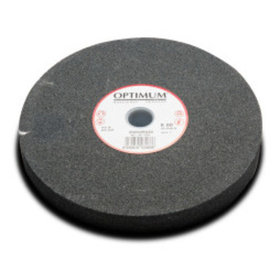 OPTIMUM® - Normalkorund-Schleifscheibe 200x25x20mm grau / K80