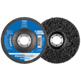 PFERD - POLICLEAN PCLD Reinigungsvlies Ø 125x13mm Bohrung Ø 22,3mm für grobe Reinigungsarbeiten