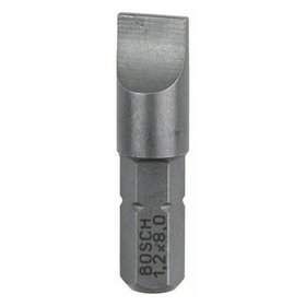 Bosch - Schrauberbit Extra-Hart, S 1,2 x 8,0, 25mm, 3er-Pack (2607001468)