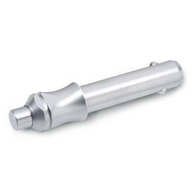 Ganter Norm® - 113.3-5-15 Edelstahl-Kugelsperrbolzen mit Griffmulde, Werkstoff 1.4305