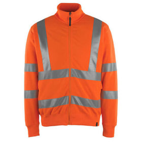 MASCOT® - Maringa Sweatshirt mit Reißverschluss SAFE CLASSIC, hi-vis Orange, Größe M