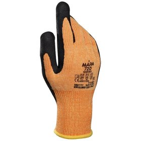MAPA® - Handschuh TEMP-DEX PLUS 720, Kat. II, orange/schwarz, Größe 7
