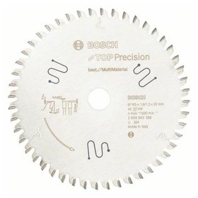 Bosch - HW Sägeblatt für Tauchsäge Multimaterial ø165 x 20 x 48T (2608642388)