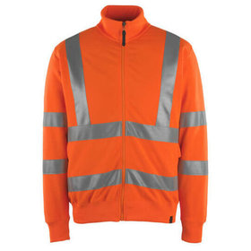 MASCOT® - Maringa Sweatshirt mit Reißverschluss SAFE CLASSIC, hi-vis Orange, Größe 2XL