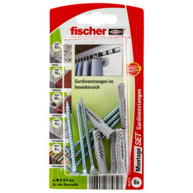 fischer - M-Set Gardinenstangen K