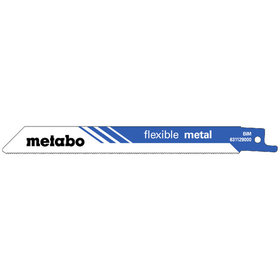 metabo® - 2 Säbelsägeblätter "flexible metal" 150 x 0,9 mm, BiM, 1 mm/ 24 TPI (631129000)