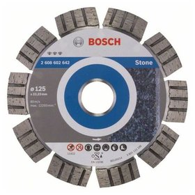 Bosch - Diamanttrennscheibe Best for Stone, 125 x 22,23 x 2,2 x 12mm (2608602642)