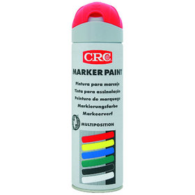 CRC® - Leucht-Markierfarbe temporär, Marker Paint Leucht-Rot 500ml Spraydose