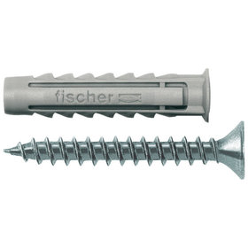 fischer - Nylondübel SX mit verzinkter Schraube SX 6x30 S/10